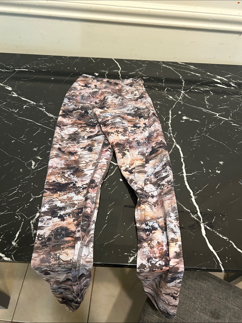 lululemon athletica Multicolor Patterned Leggings